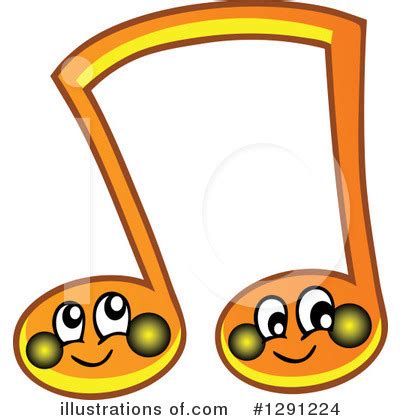 Music Note Clipart #1291224 - Illustration by visekart