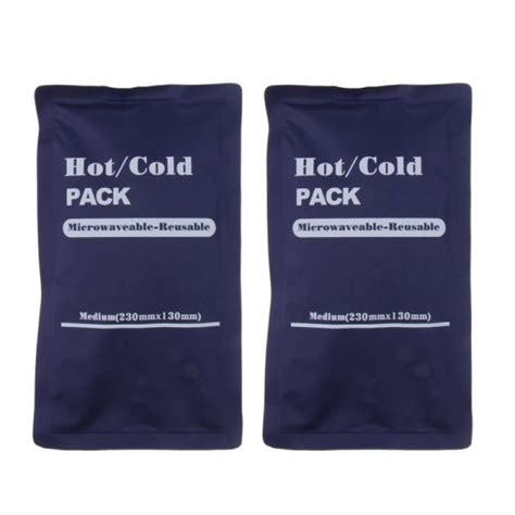 Promo Waterproof Gel Microwavable Freezable Hot Cold Pack Ice Bag For Injuries 2x Diskon 17 Di