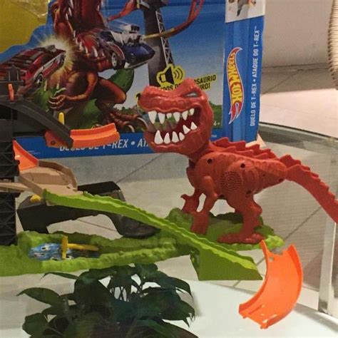 Pista Hot Wheels Ataque Do T Rex Brinquedo Mattel Usado 80044678 Enjoei