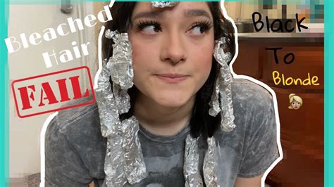 Bleaching Hair Fail Youtube