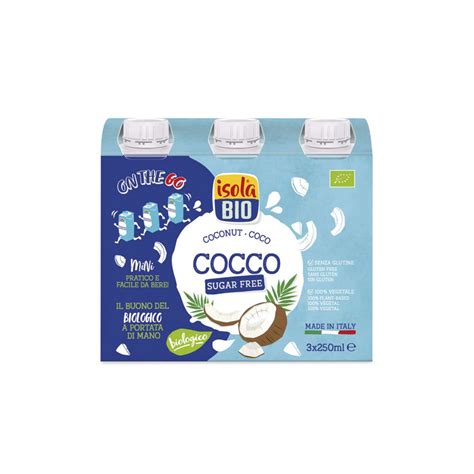 Isola Bio Bevanda Vegetale Al Cocco On The Go 3x250ml