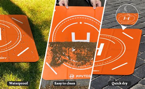 Fpvtosky Drone Landing Pad Universal Large 2051cm Fast Fold Double Sided