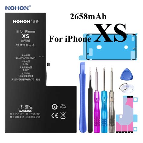 Nohon Battery For Iphone Xs Iphonexs 2658mah Capacity Built In Li Polymer Battery For Apple