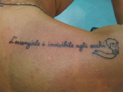 Tatoo Piccolo Principe L Essenziale Invisibile Agli Occhi Tatuaggi