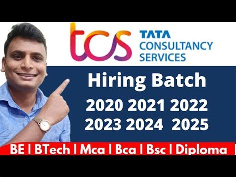 Tcs Hiring Freshers Batch Tcs