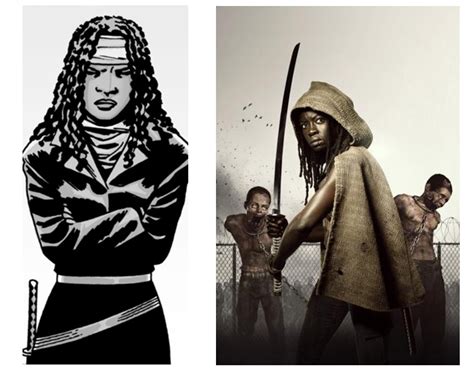 The Walking Dead… Comic Characters vs TV Characters (28 Pics)