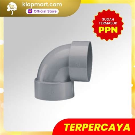 Jual Sambungan Pipa Knee Knie D Dl Elbow D Inch Pvc Rucika