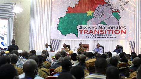 Au Burkina Faso lAssemblée législative de transition autorise la