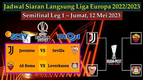 Jadwal Semifinal Liga Europa Live Sctv Leg 1 Juventus Vs Sevilla