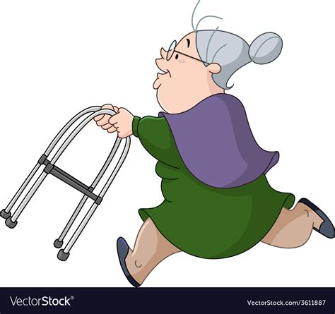 old lady with walker clipart 10 free Cliparts | Download images on ...