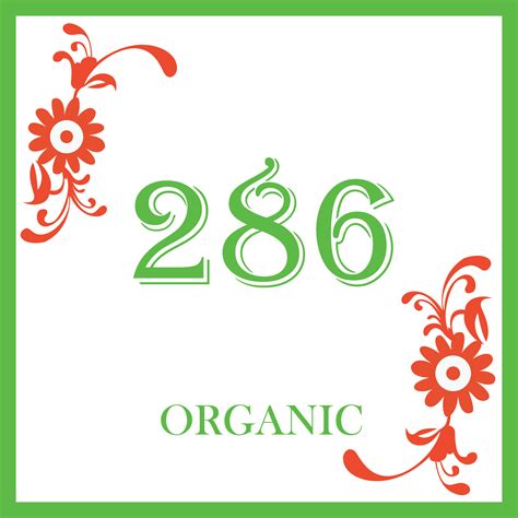 Leaf Organic Design With Number 286 27872218 Vector Art at Vecteezy