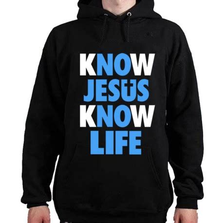 B33 KNOW JESUS KNOW LIFE BLUZA CHRZEŚCIJAŃSKA RELIGIJNA Jezus