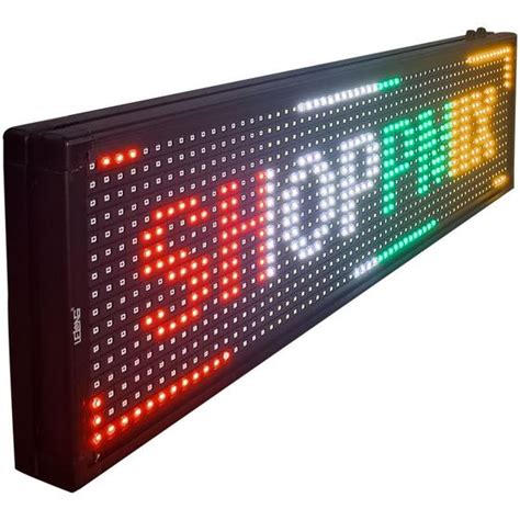 Letreiro Led Indoor Painel Rgb Luminoso Usb X Cm Bivolt Lelong