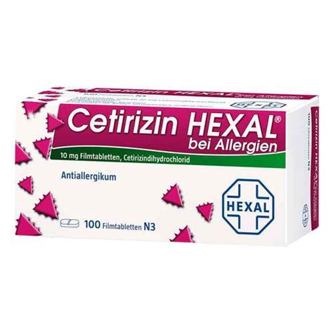 Cetirizin Hexal Filmtabletten Bei Allergien 100 St Meine OnlineApo