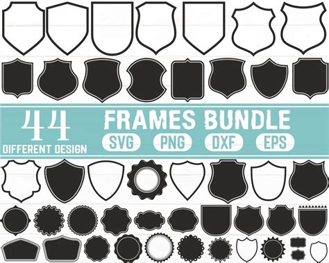 Shield Svg Bundle Shield Dxf Shield Png Shield Eps Shield