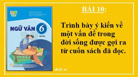 Soạn bài Trình bày ý kiến về một vấn đề trong đời sống được gợi ra từ