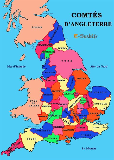 Carte Angleterre Détaillée Voyage Carte Plan