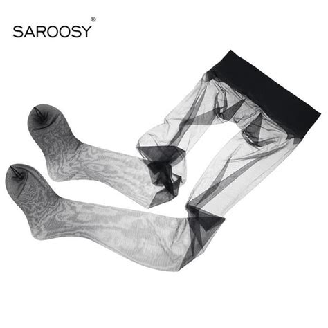 Noir Non Ouvert Collant Sexy Entrejambe Ouvert Collant Pour Femmes Lingerie Transparente