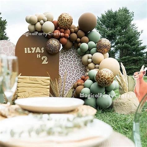 101pcs Forest Nude Balloon Garland Arch Doubled Etsy
