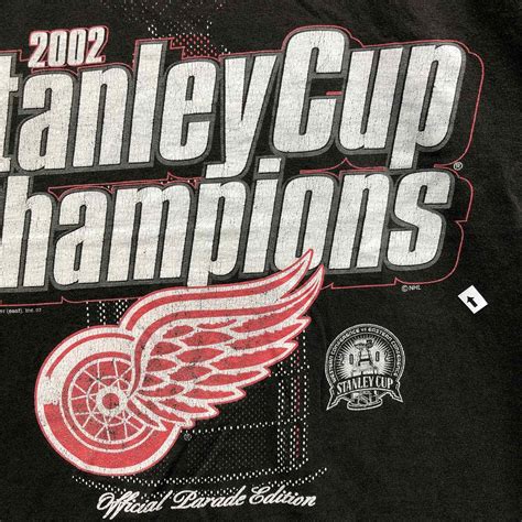 Vintage 2002 Detroit Red Wings Stanley Cup Champions … - Gem