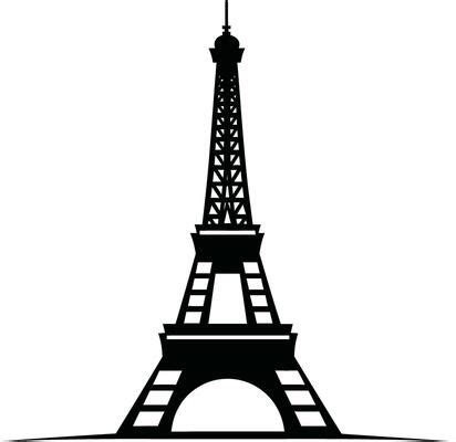 Torre Eiffel Silueta Vectores Iconos Gráficos y Fondos para Descargar