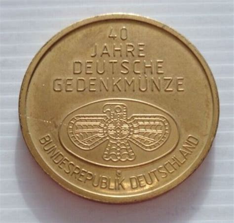 Medaille 40 Jahre Deutsche Gedenkmünze Bundesrepublik Deutschland eBay