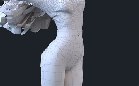 3D Model Cartoon Girl Blonde Casual Dancing White TurboSquid 2271160