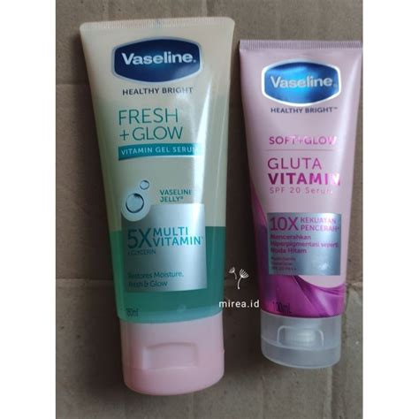 Jual Vaseline Healthy Bright Vitamin Body Gel Serum Fresh Soft Glow