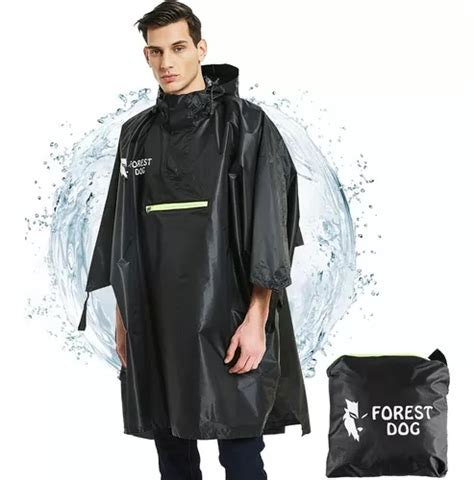 Impermeable Con Capucha Liviano Y Multifuncional Para Lluvia Cuotas