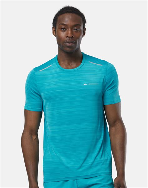 Monterrain Mens Lyder 2 0 T Shirt Blue Life Style Sports IE