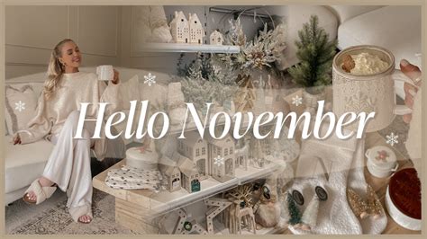 HELLO NOVEMBER A Cosy Day Christmas Shop With Me A Huge Festive