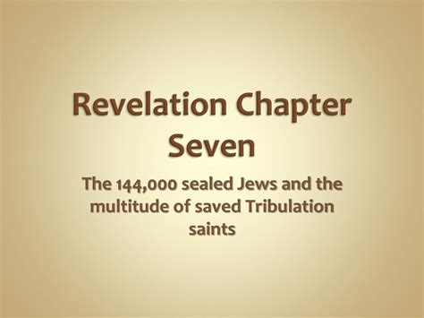 PPT - Revelation Chapter Seven PowerPoint Presentation, free download ...