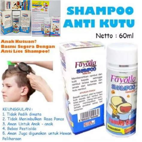 Jual Shampoo Anti Kutu Izin Resmi Bpom Ri Sampo Anti Lice Shampo New