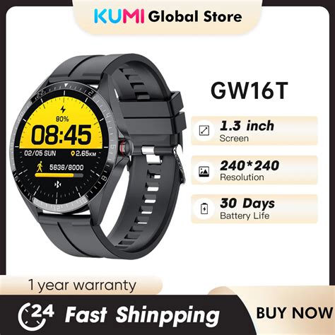 Kumi Reloj Inteligente Gw T Para Hombre Accesorio De Pulsera