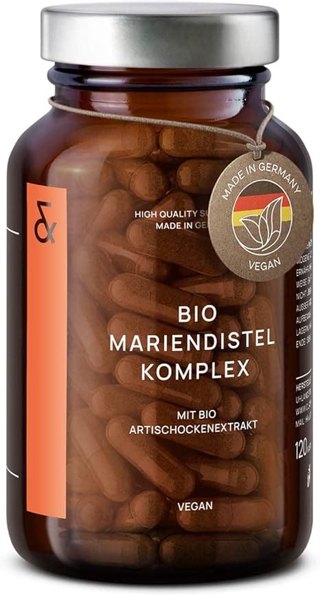 Mariendistel Kapseln Hochdosiert Bio Mit Artischocken Extrakt