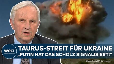 Krieg In Ukraine Signal Von Putin Warum Z Gert Olaf Scholz Bei Taurus