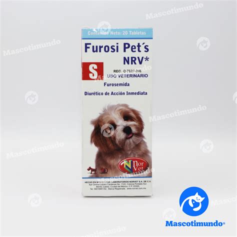 FUROSI PETS 6 MG CH 20 TABLETAS Mascotimundo