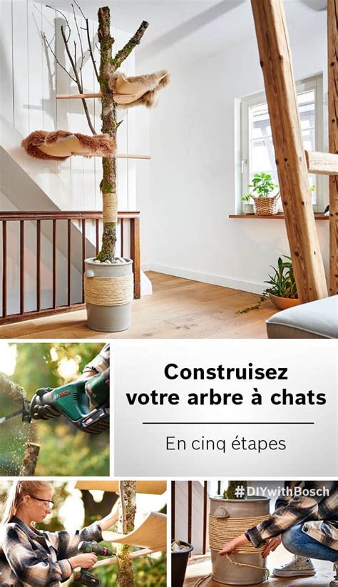 Construire soi même un arbre à chat avec griffoir la version DIY