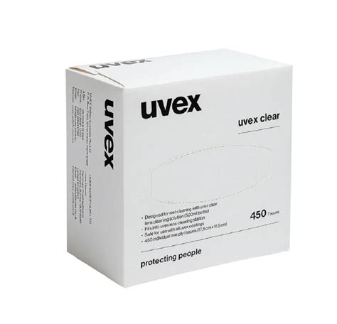 Uvex Lens Cleaning Station Includes Lens Cleaning Fluid And Lens Wipes