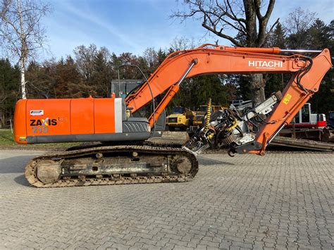 Hitachi Zx With Kesla Rh Stroke Harvester Crawler Tracked