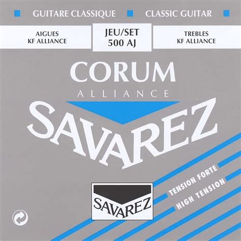 Savarez Guitar Strings Nylon Alliance Corum High Tension | Reverb