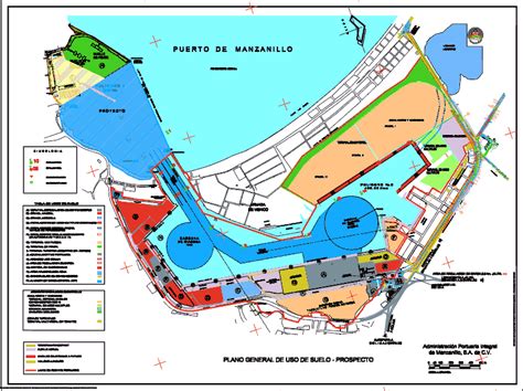 Project port manzanillo colima in PDF | CAD (2.5 MB) | Bibliocad