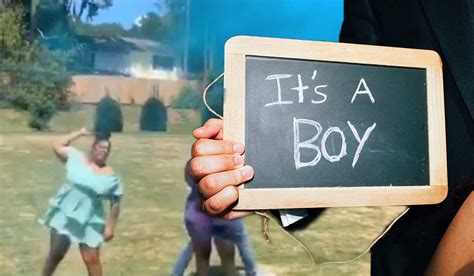 Watch Pregnant Woman Hilariously Storms Off After Discovering Sex At Gender Reveal Party Extra Ie