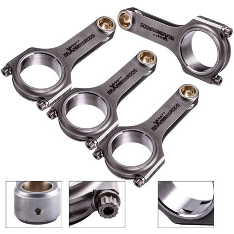 Racing Conrod Rods Connecting Rod W Arp Bolts For Toyota Sfe Camry Mr