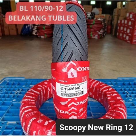 Jual Ban Belakang Motor Honda Scoopy New Ring 12 Scoopy Donat 110 90 12