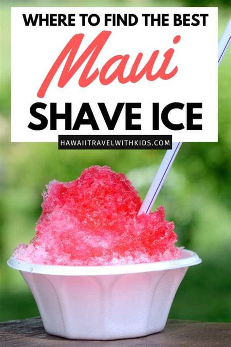 The Best Shave Ice on Maui | (2023) Hawaii Travel with Kids