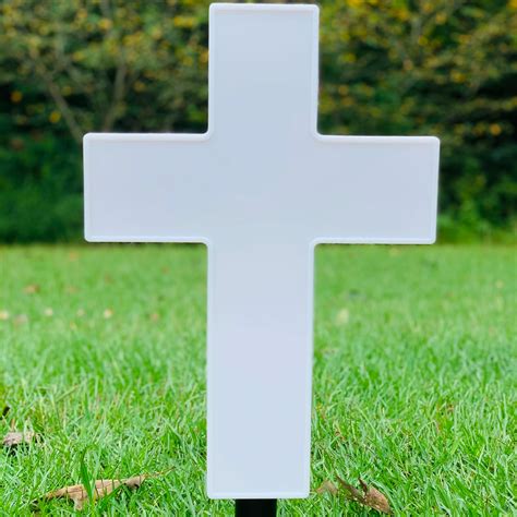 Eternal Light Cross Solar Powered Cross For Cemetery Grave