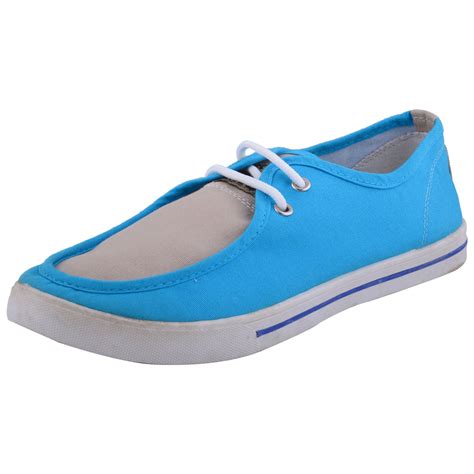 Buy Primes Stylish Casual Blue Canvas Shoe For Men Kan010 At