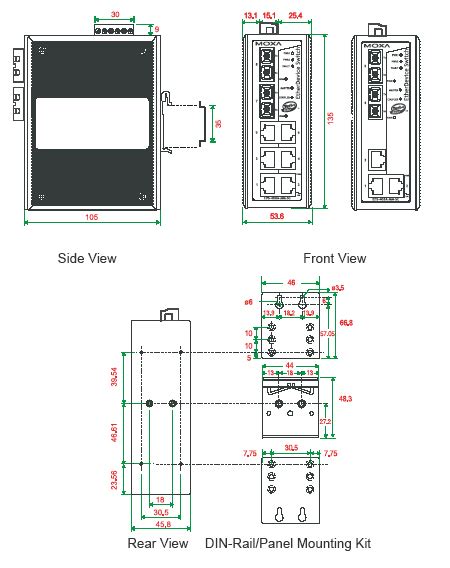 Moxa Eds A Mm Sc T Express Systems Peripherals