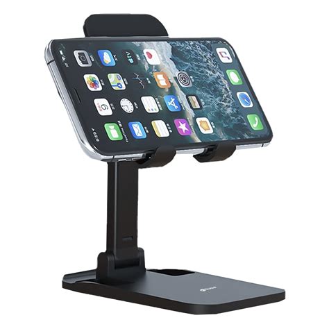 Buy In Base Ib 1070 Dual Desktop Stand For Mobile And Tablet 360 Degree